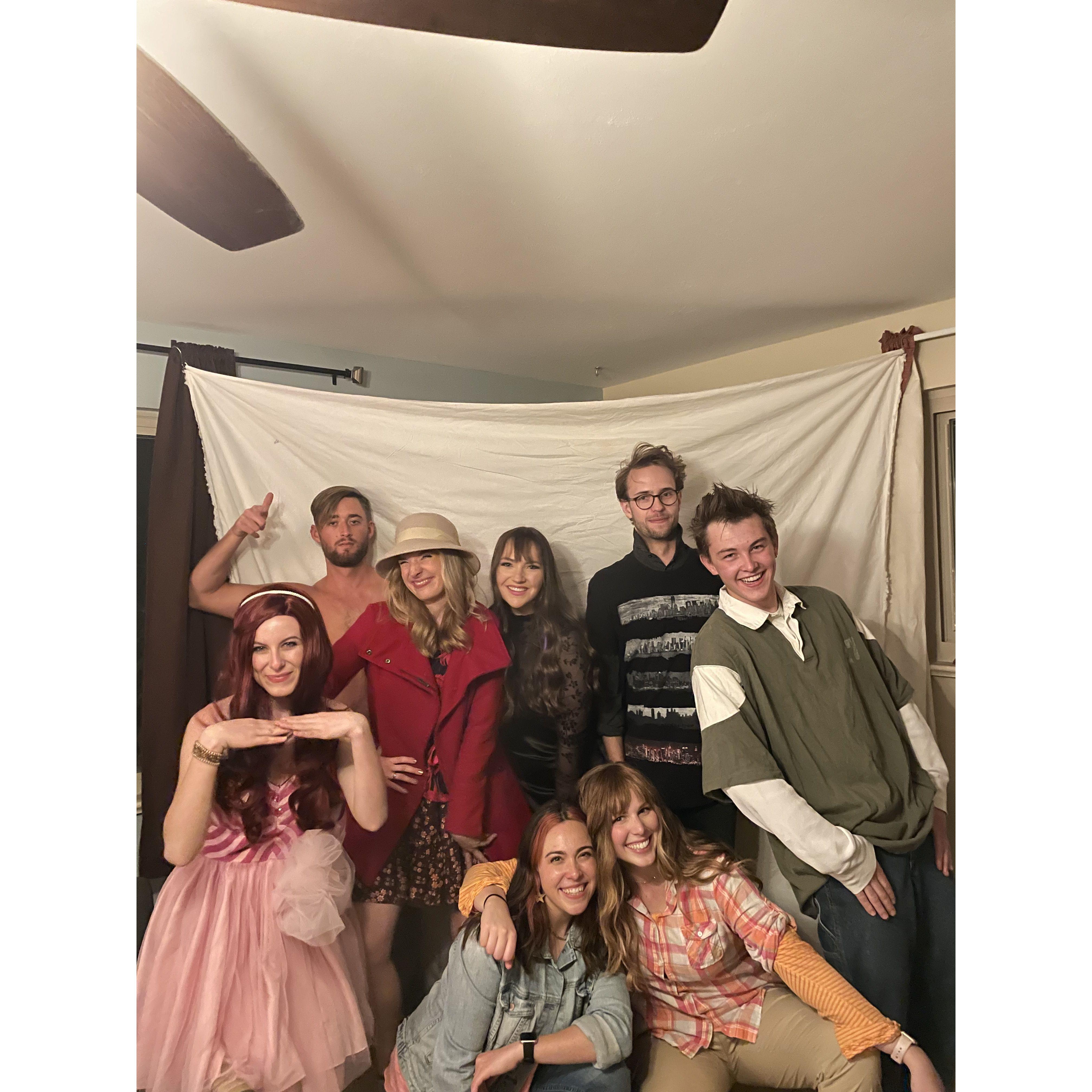 The very first photo we are in together. Here we are at an iCarly and Victorious themed Halloween party during Ally's first few months living in Denver (Will is Freddie and Ally is Cat).