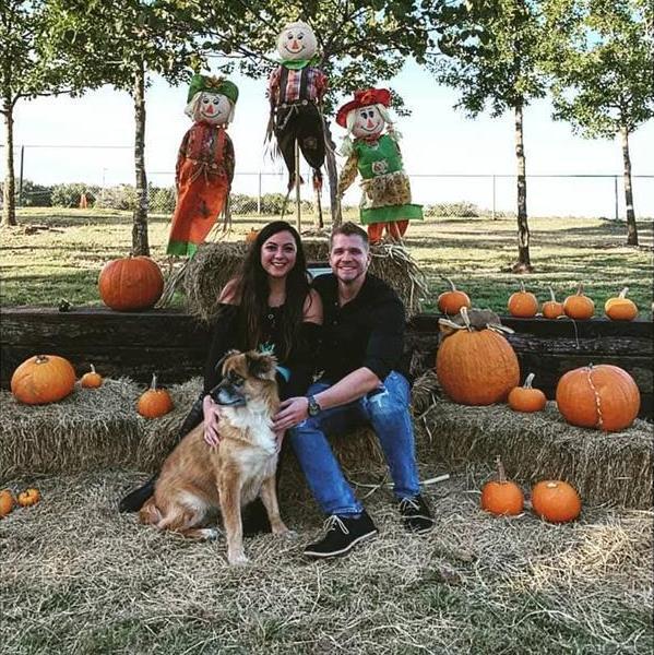 Our first pumpkin patch picture(and first B&E HAHA!)