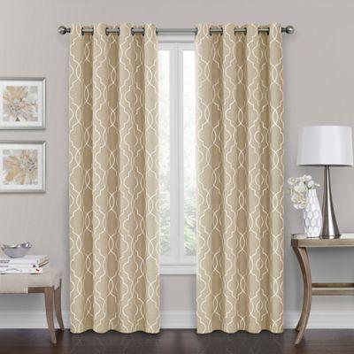 Brent Grommet 100% Blackout 84-Inch Window Curtain Panel in Green