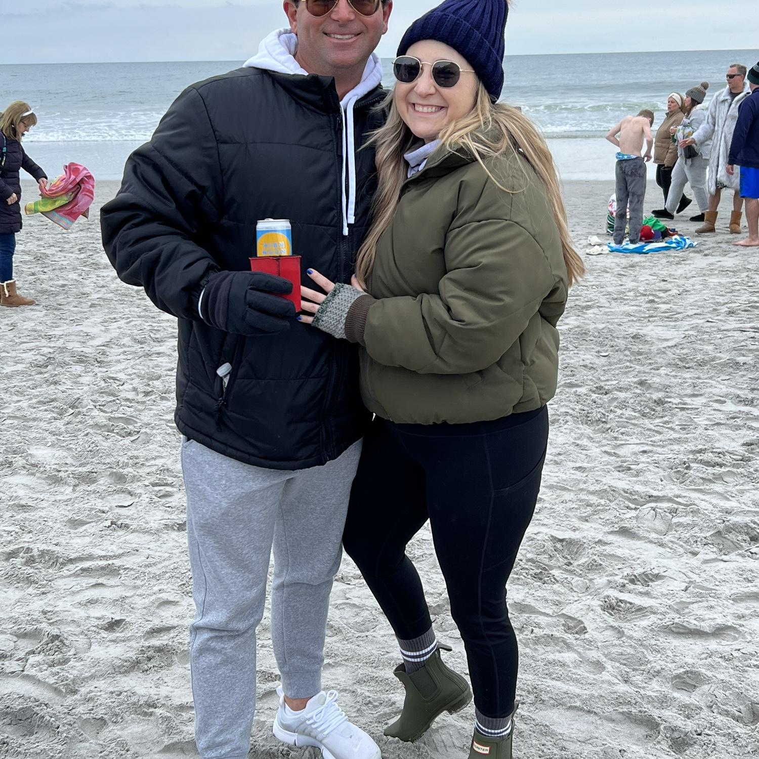 Polar Bear Plunge New Year’s Day 2024.