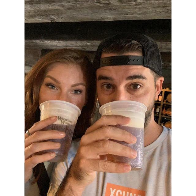 Chris brought me to the Wizarding World of Harry Potter on our third date. He won major brownie points for this.