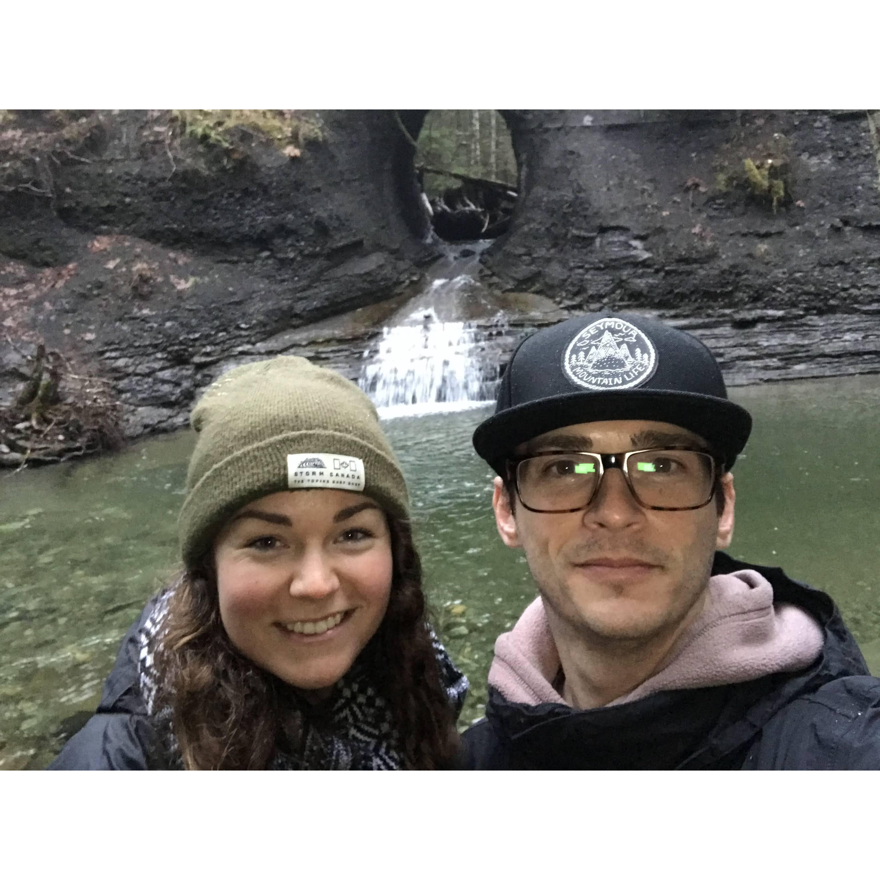 Going for a quick hike to the "Hole in the wall" in Port Alberni.