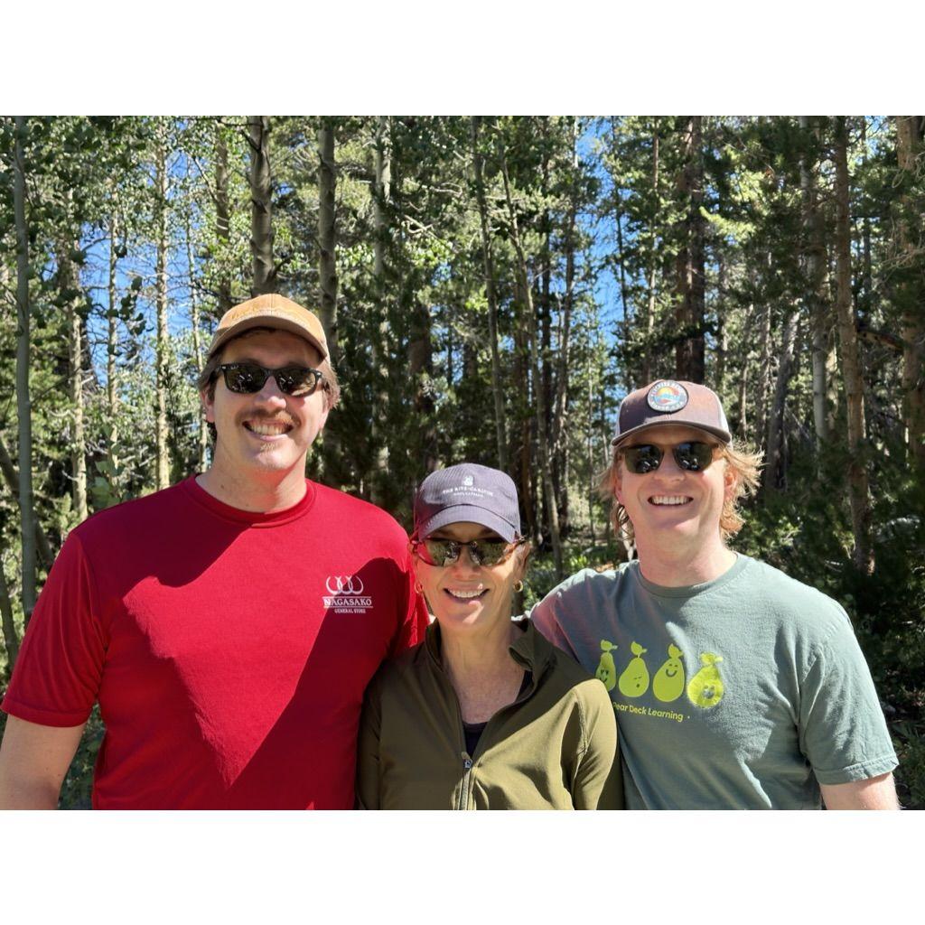 Julian, Paula and Erich on a Family Trip to Bishop