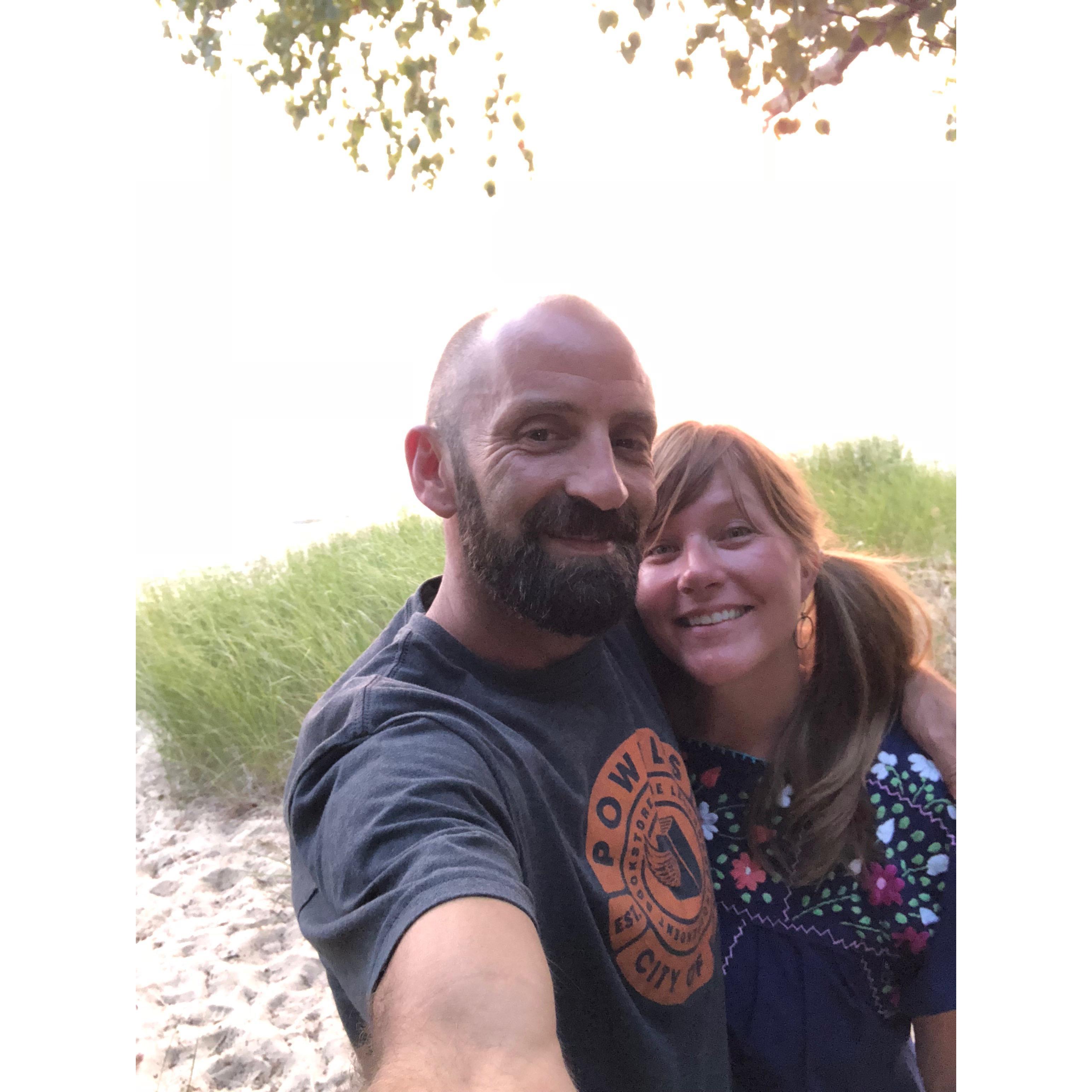 The weekend after we got engaged up in Eastport. 💕