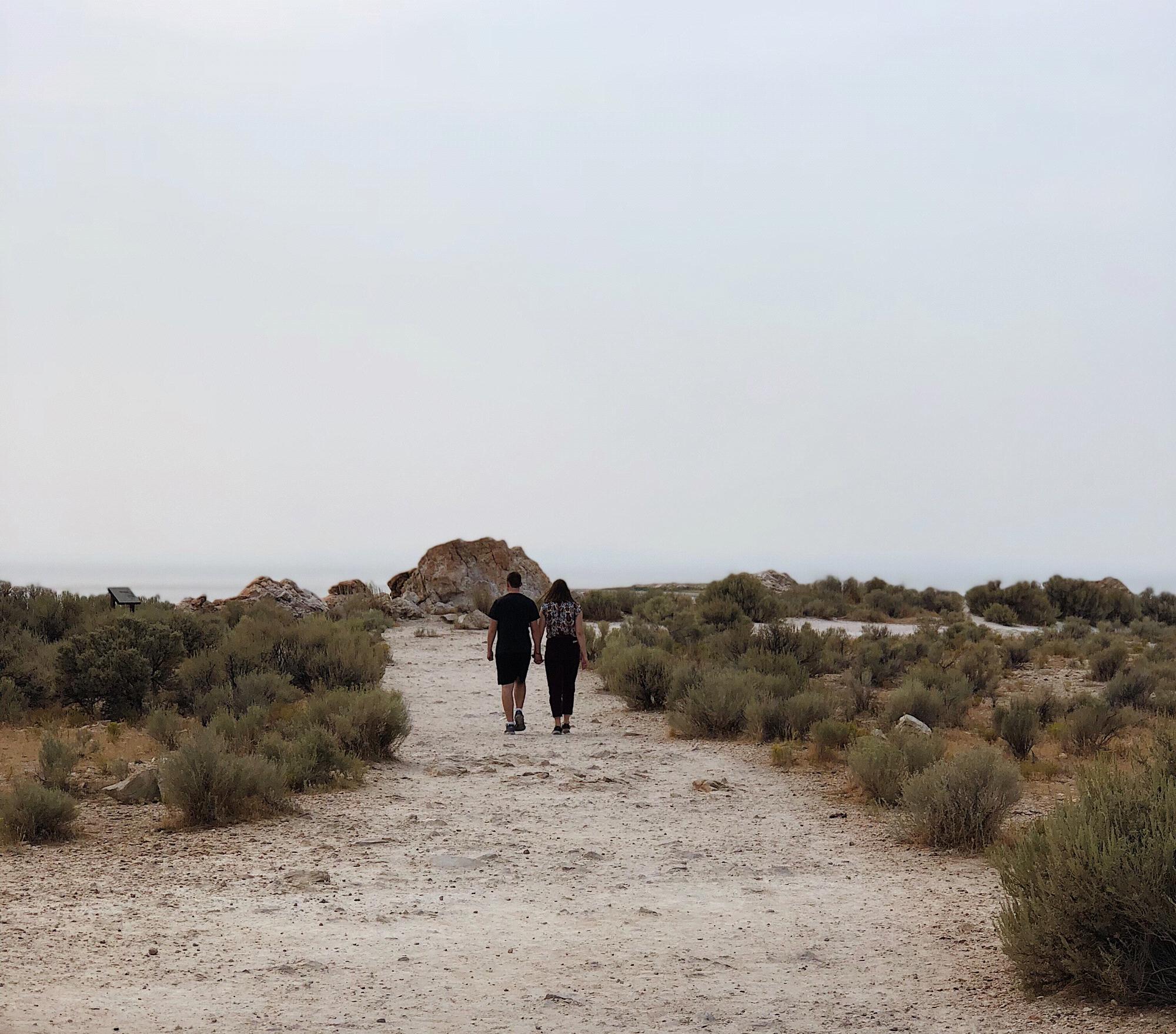 One of the very first photos taken of us together! This was the first time Cade had met my parents and we were exploring Antelope Island.