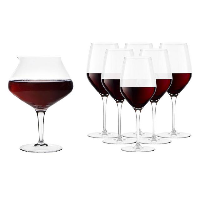 Luxe Superior - Decanter & 6 Wine Glasses