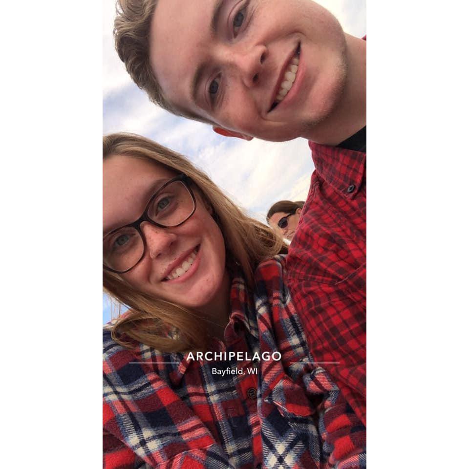 Our first trip to the Apostle Islands and our first camping trip together in the summer of 2020