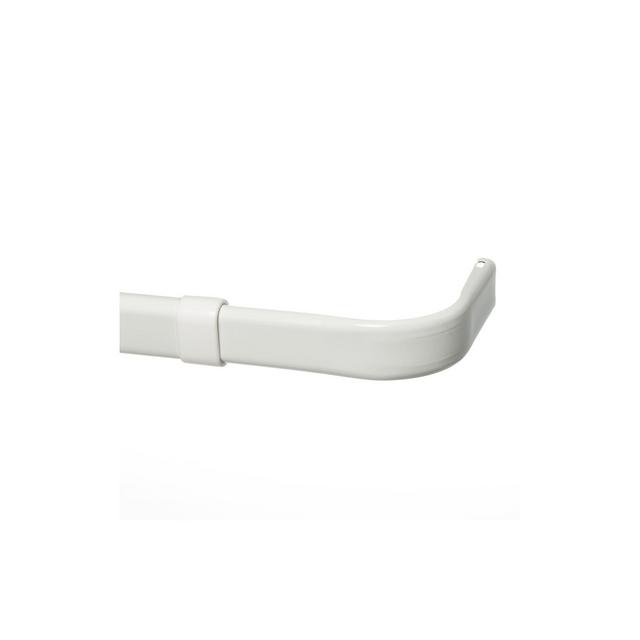 48"-84" Single Curtain Rod White - Room Essentials™