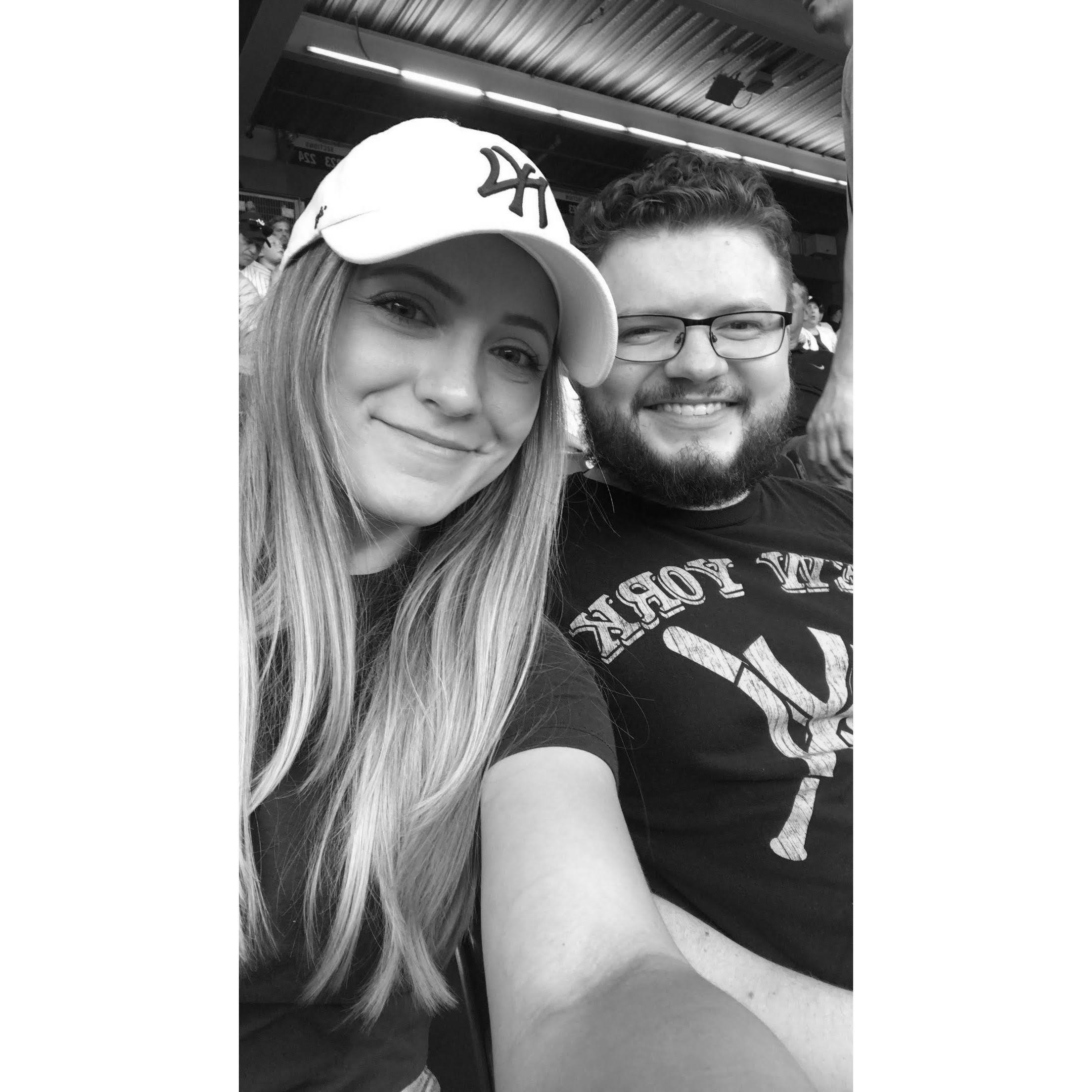New York Yankees game in NYC.