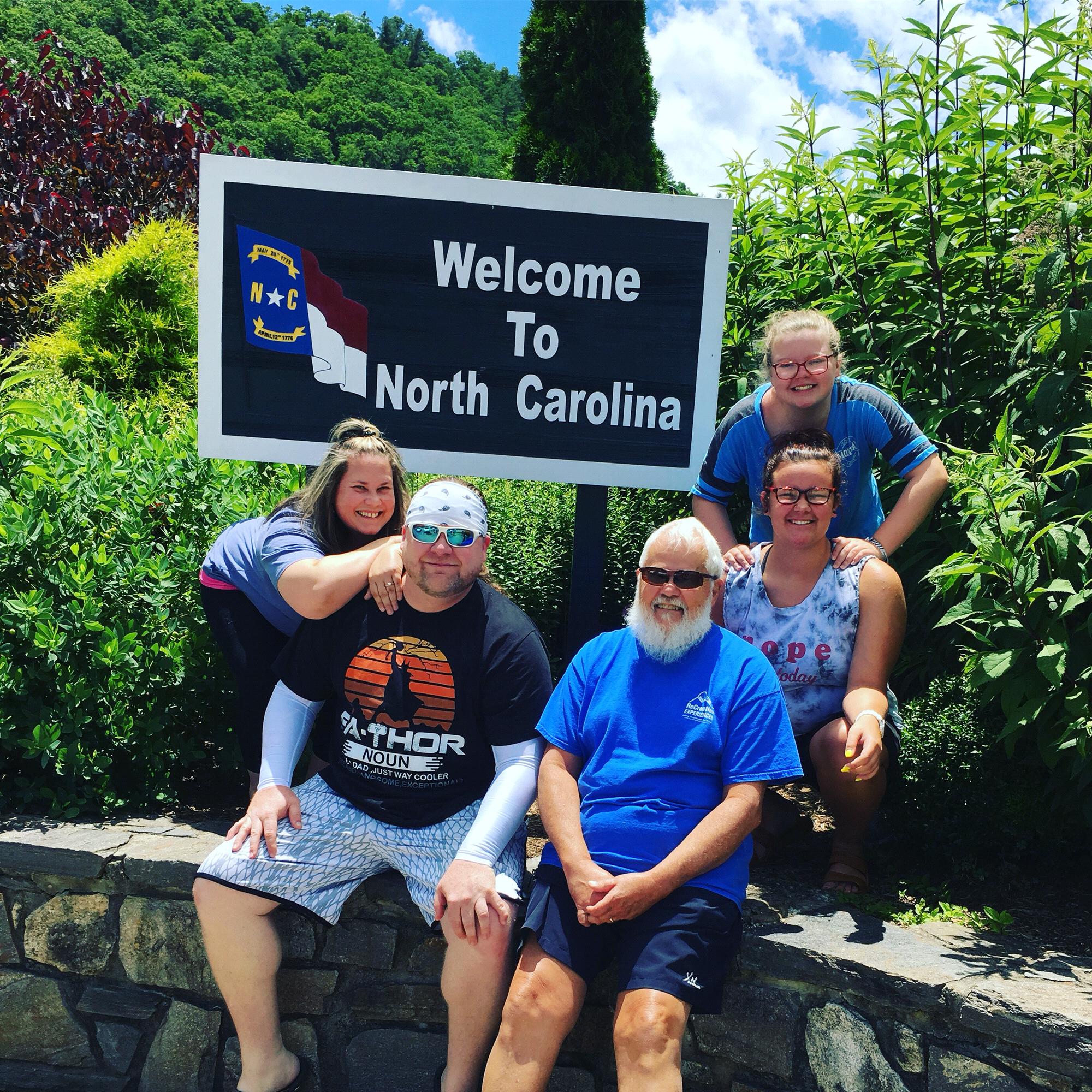 Taking the ones I love to do the thing I love! ReCreation Experience will always have a place in my heart, as will North Carolina. ❤️❤️