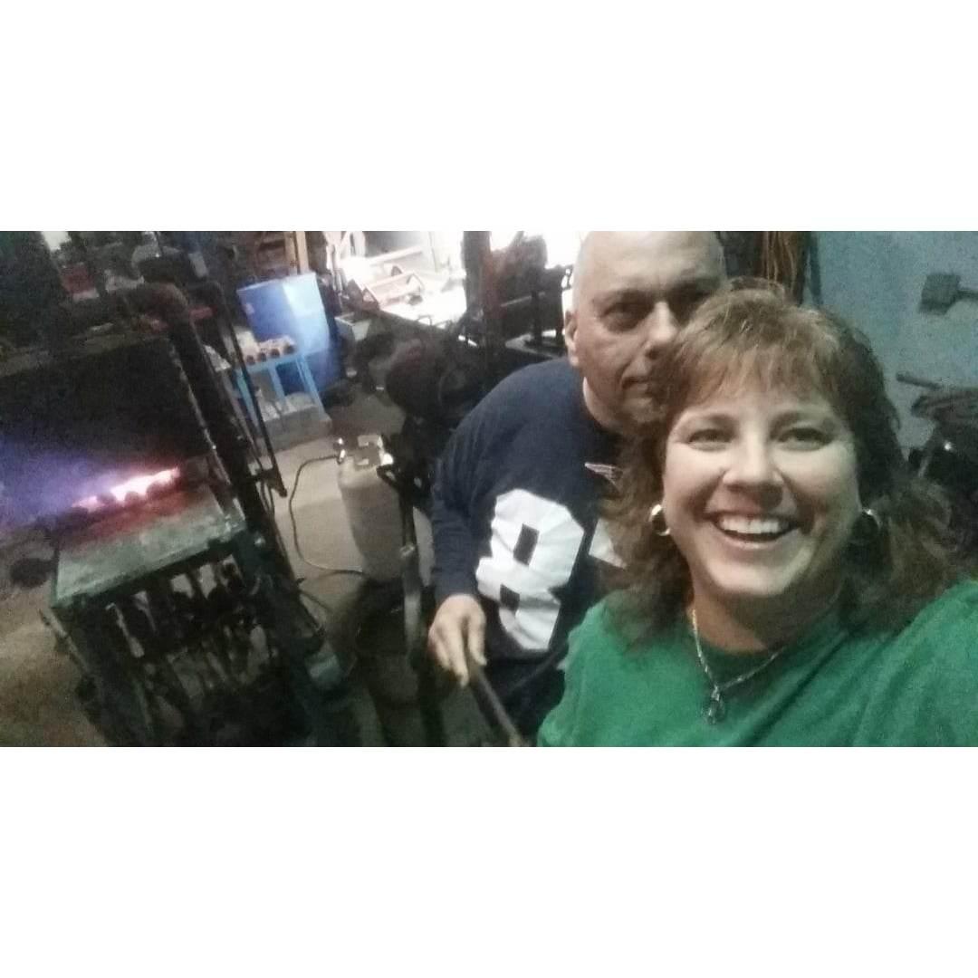 Bucket Adventure - Forge Knife out of a railroad spike