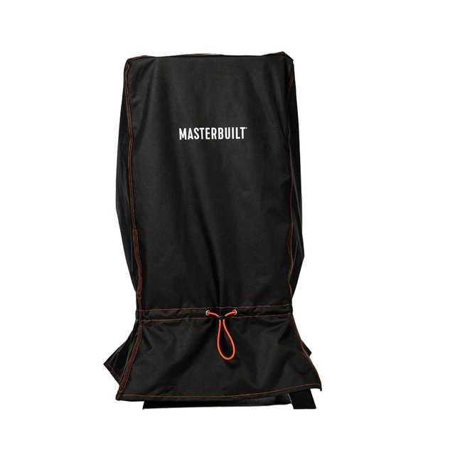 Masterbuilt® 30-inch Small Universal Cover, 25"x 25" x 40"Designed to Fit 30 inch Smoker Models with or Without Legs up to 750 Cooking Square Inches, Foldable Skirt, Black, Model # MB20080924