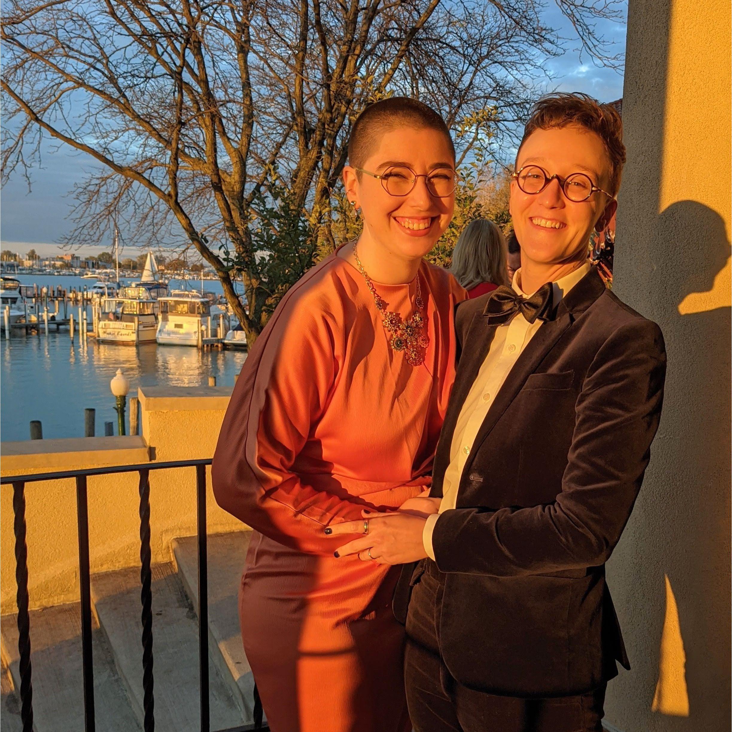 Feeling fancy at the yacht club