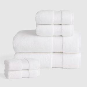 Turkish Ultra Plush Bath Towel Bundle in White