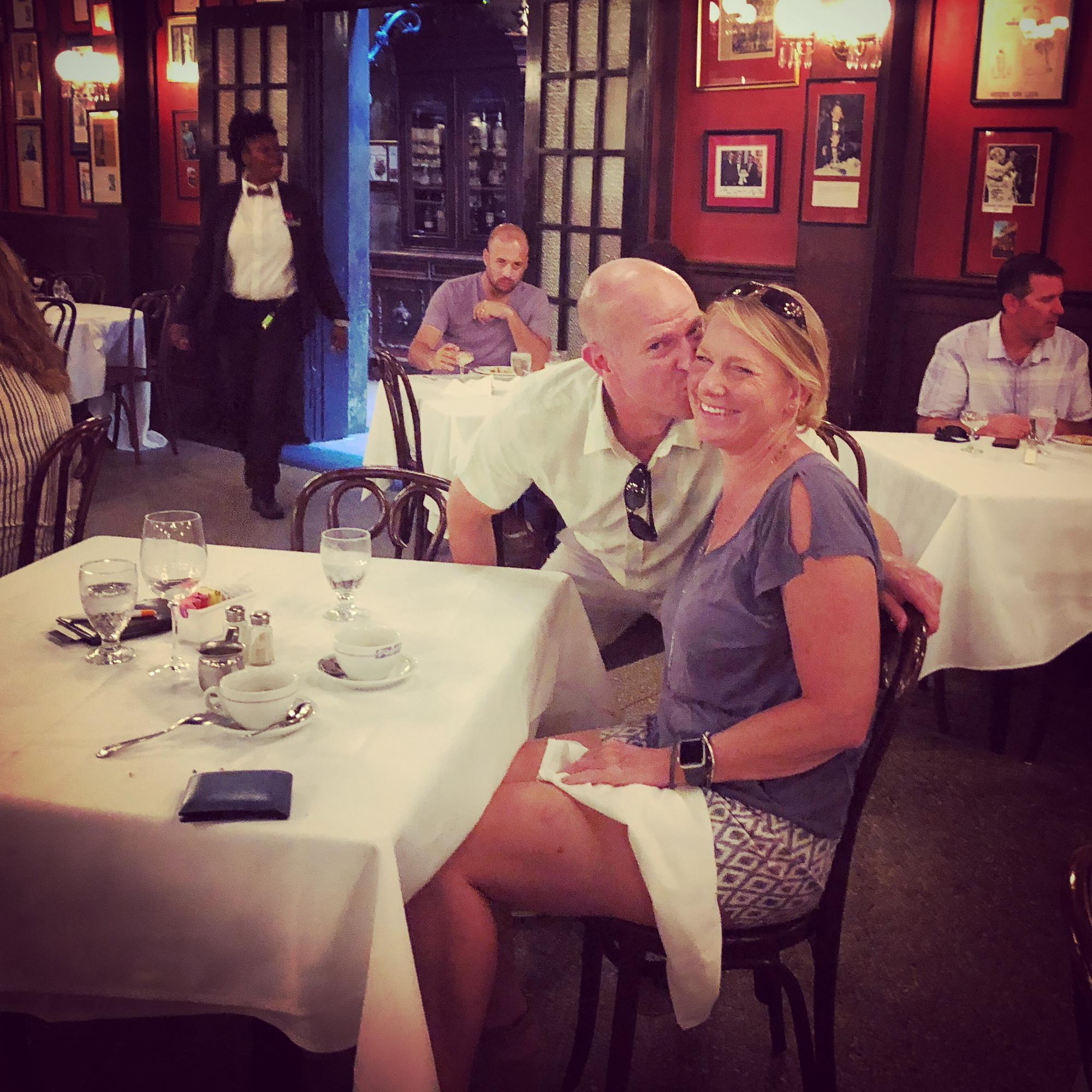 Lunch at Arnaud's in the French Quarter, New Orleans, Oct. 2018