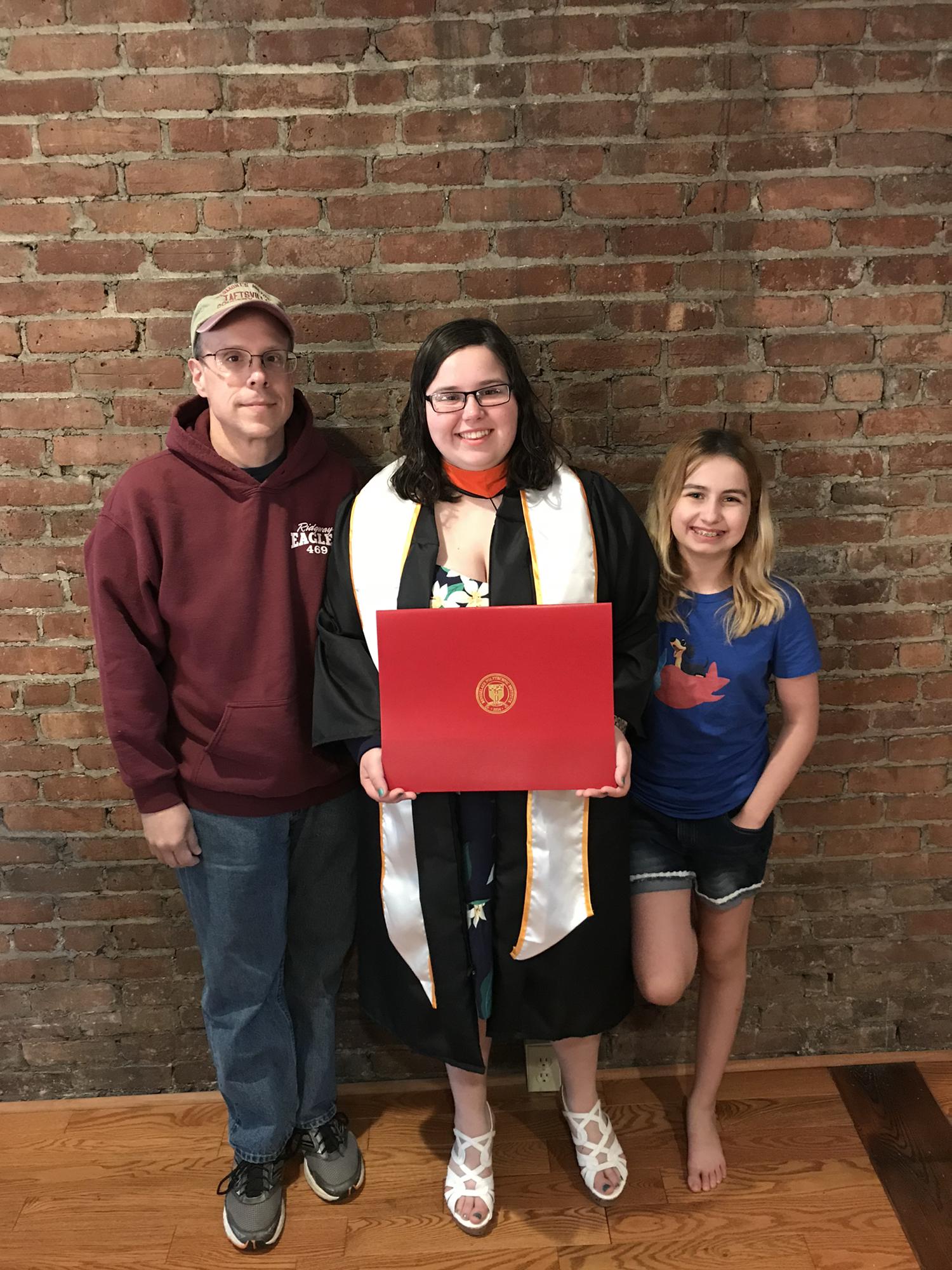 RPI Graduation (ft. Dad and Emma), Troy, New York - 2018