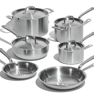 Made In Cookware 10-Piece Stainless Steel Pot and Pan Set