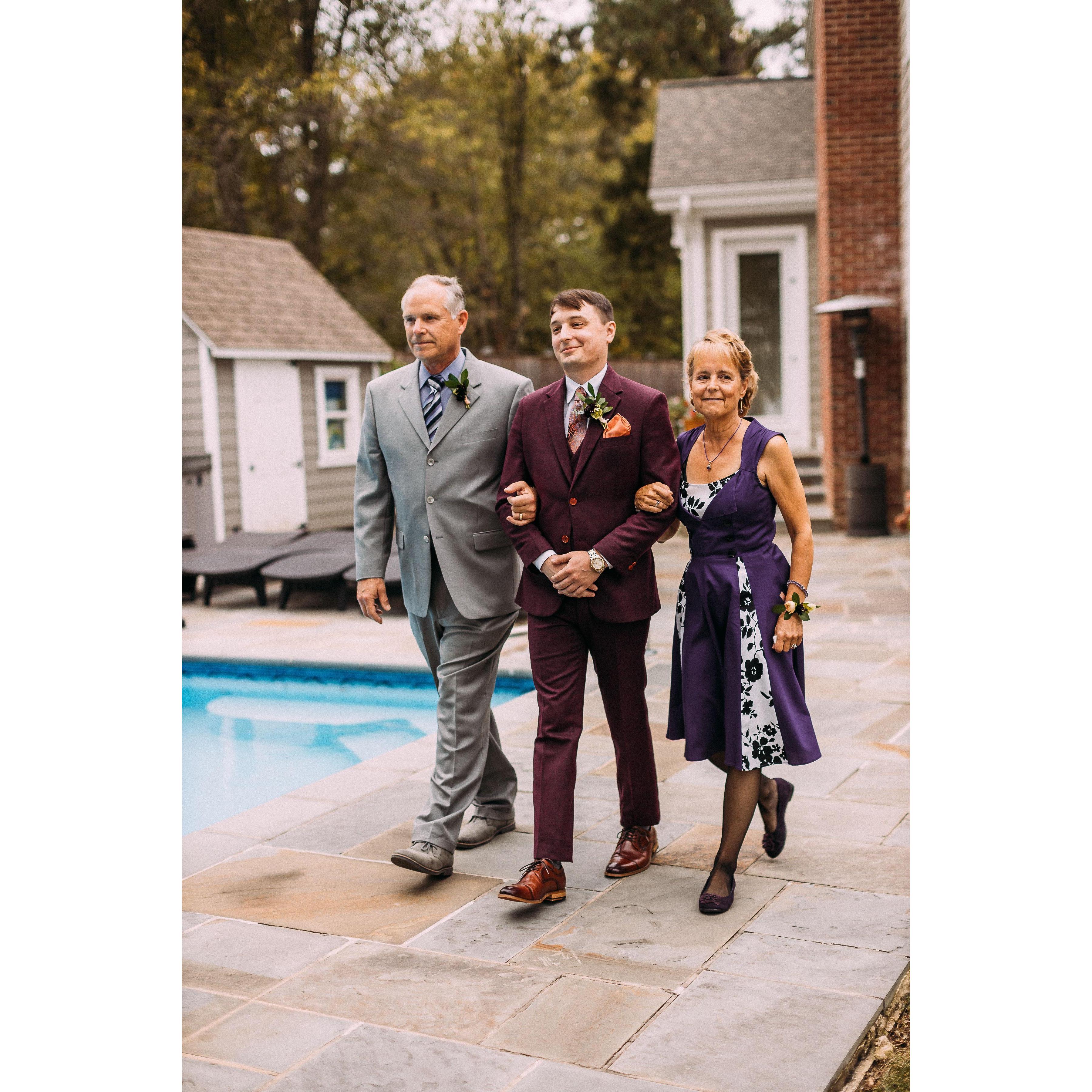Rob and his parents, Alan & Cheryl.