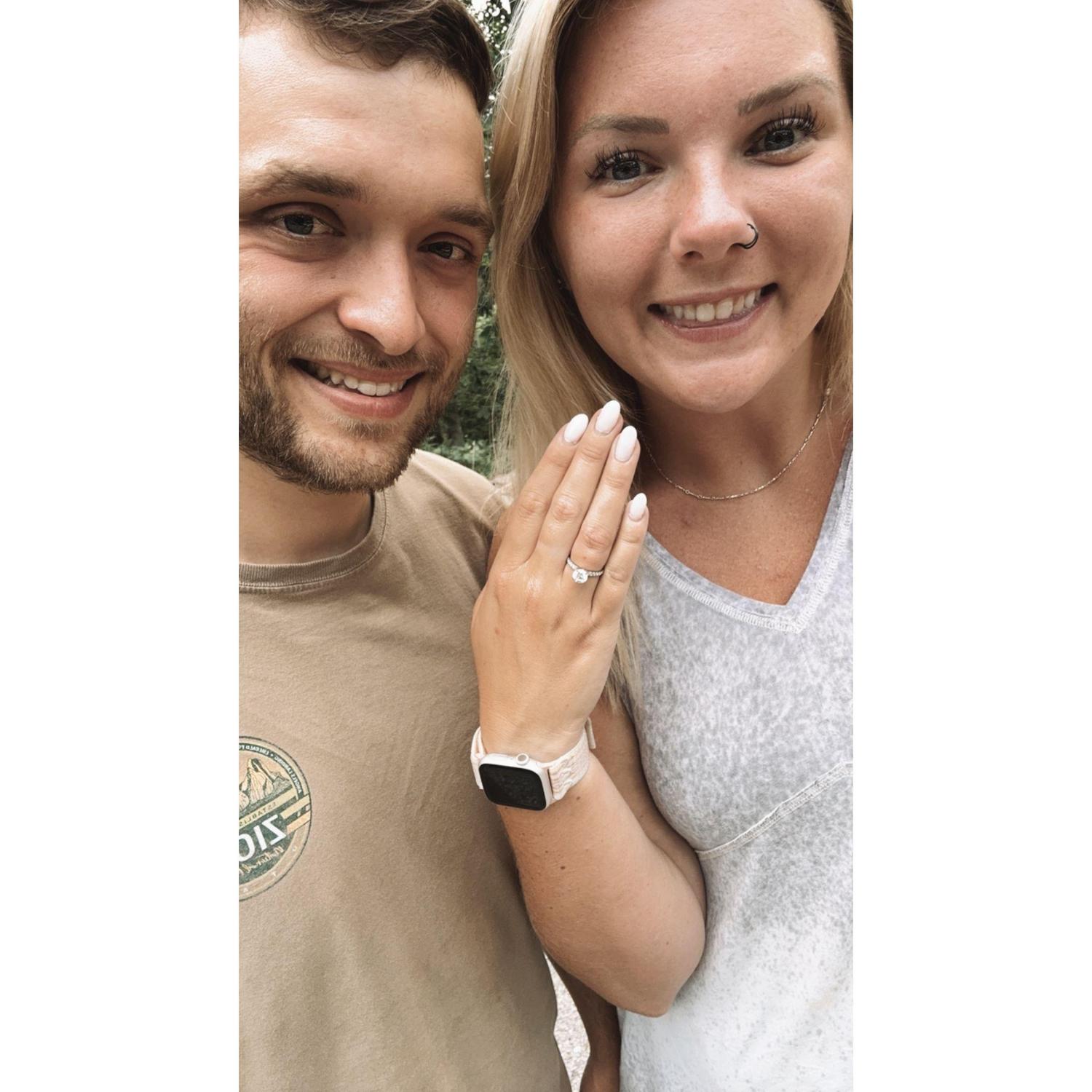 Engagement selfie!
