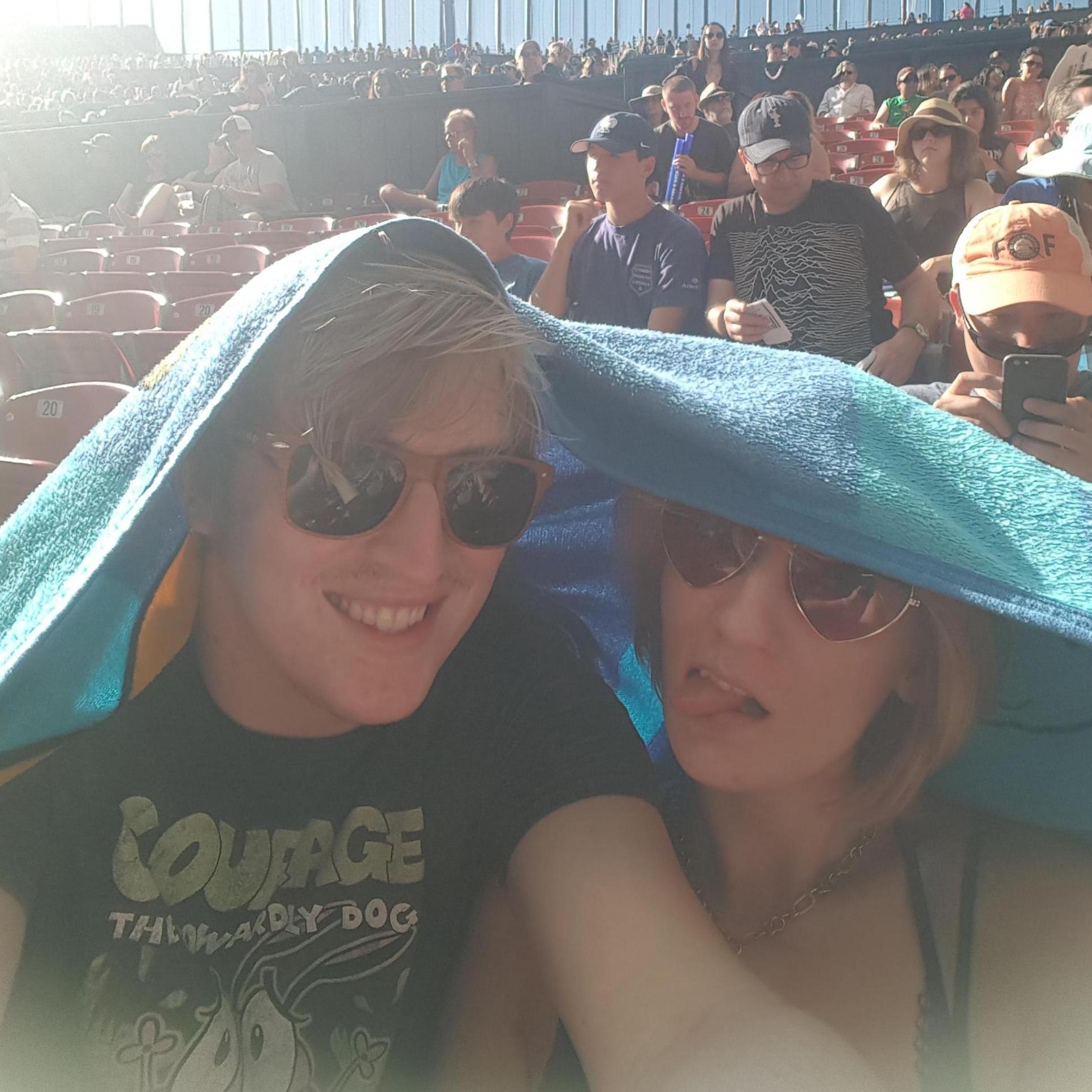 One of our first concerts together. We got to see The Offspring in San Francisco.