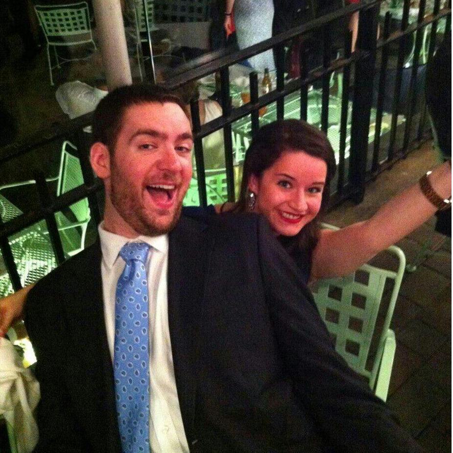 The first pic of us together from May 2013 -- about a month after we met!