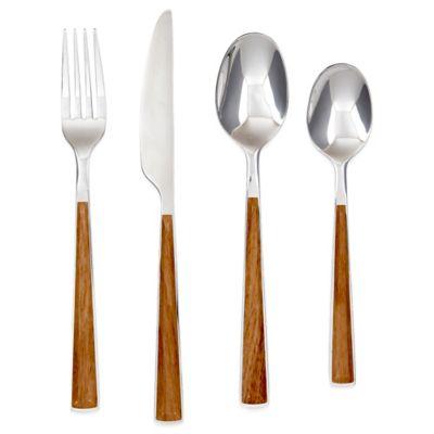 Cambridge® Esben Beachwood 16-Piece Flatware Set