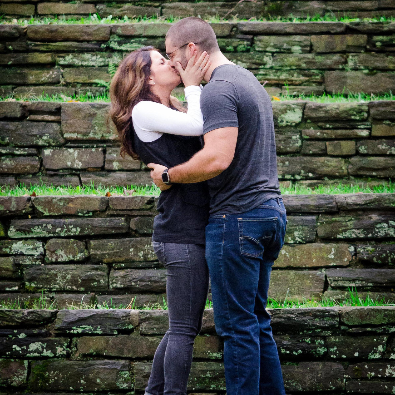 10/01/16  - When Chris proposed / had his friend Joe (who's a fantastic photographer) take pictures to capture the moment @ Swarthmore Amphitheater