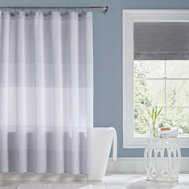 Jace Shower Curtain in Grey