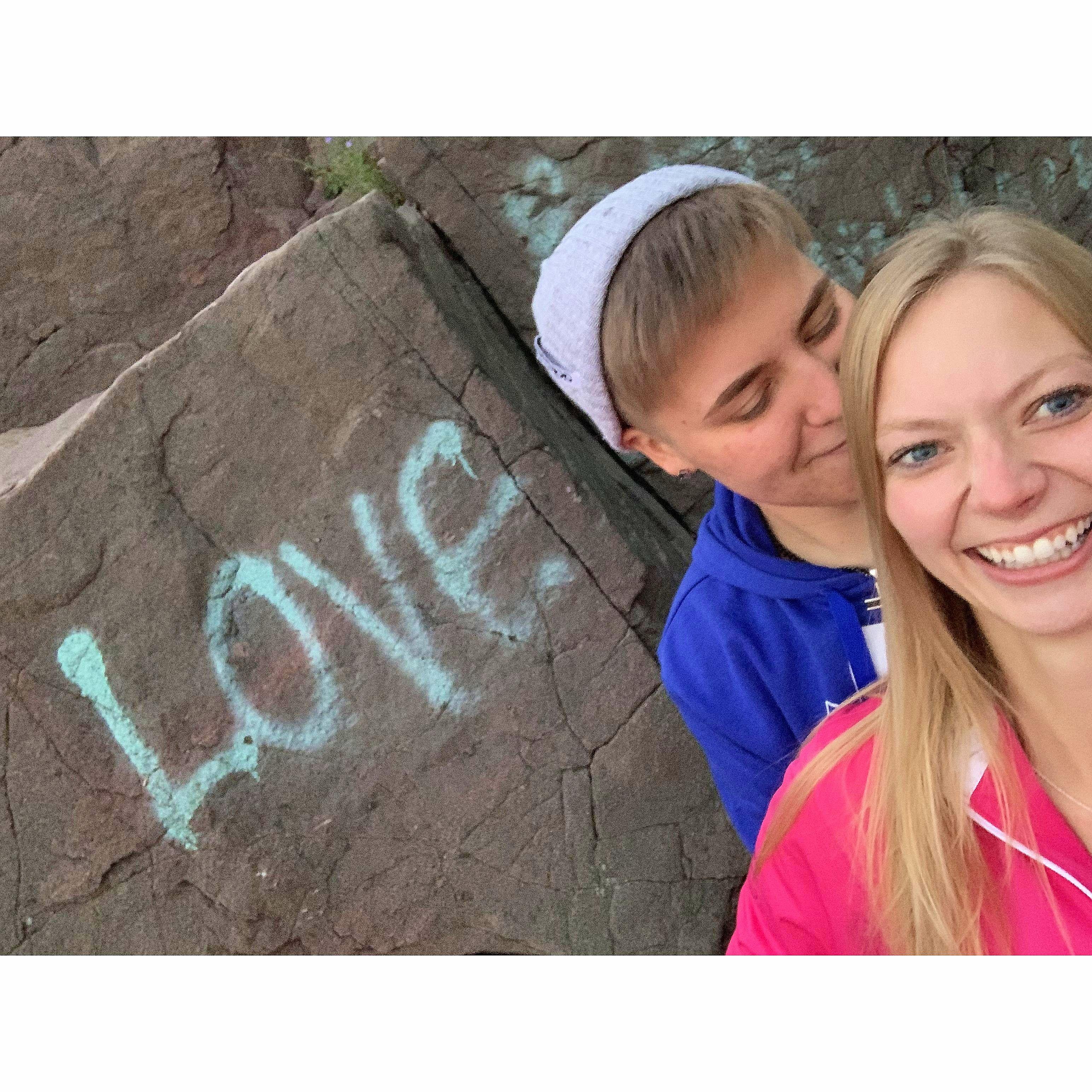 This is where Kaylee asked Mattie to be her girlfriend.