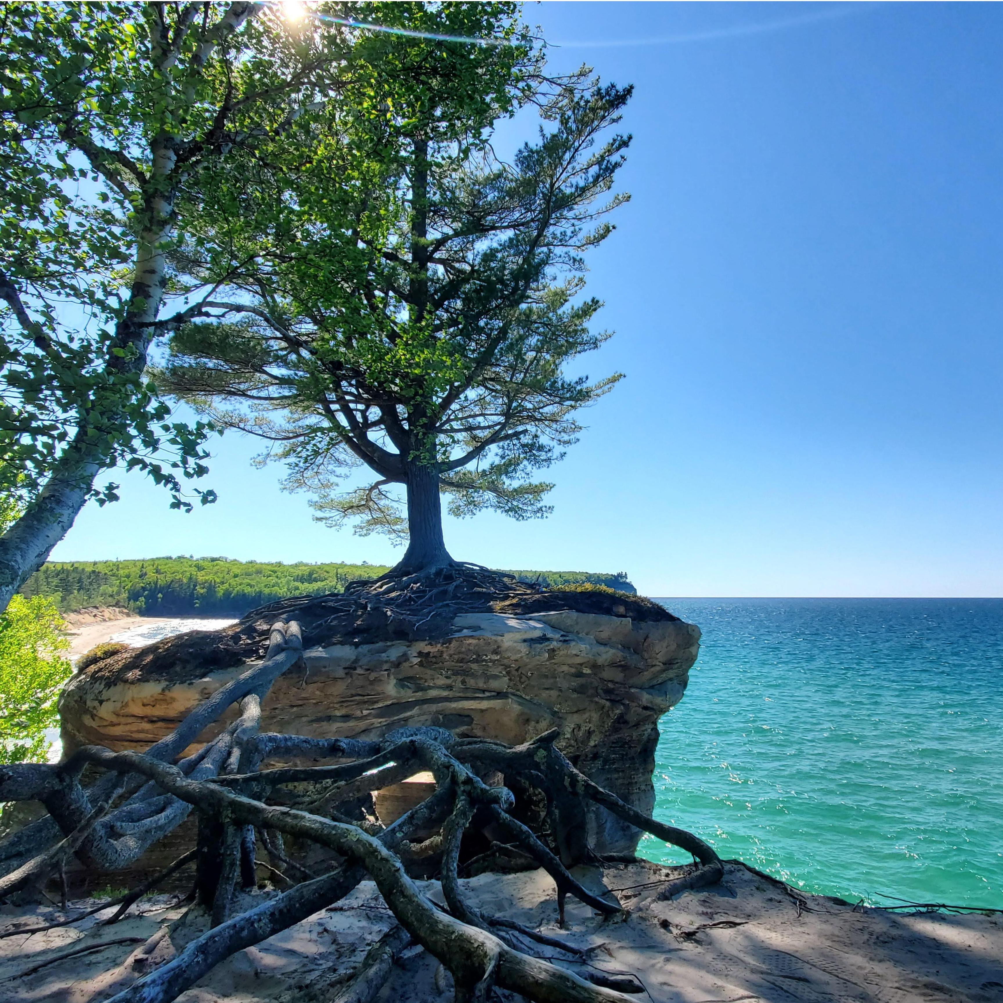 Views at Pictured Rocks hike