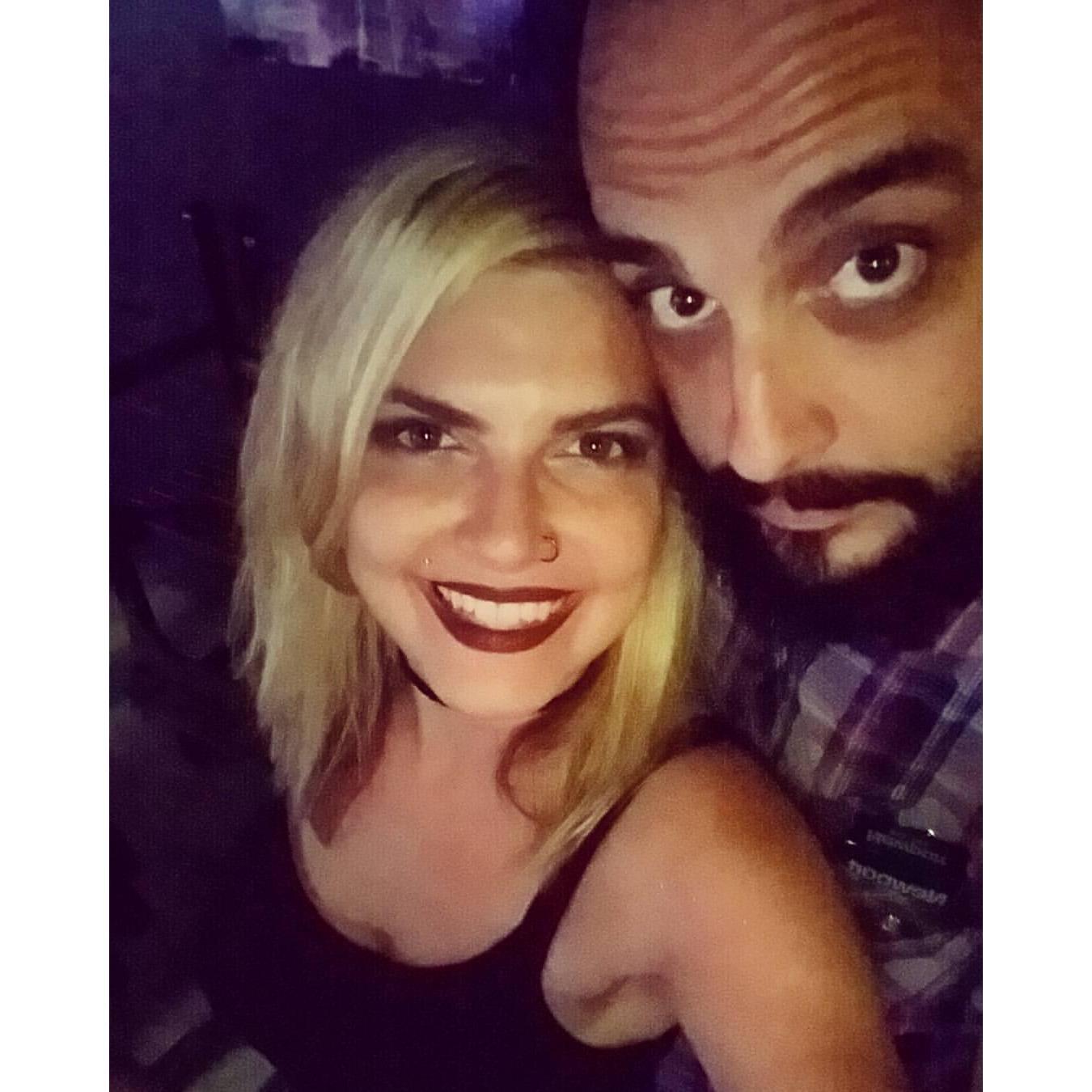 One of our first pictures together as a couple