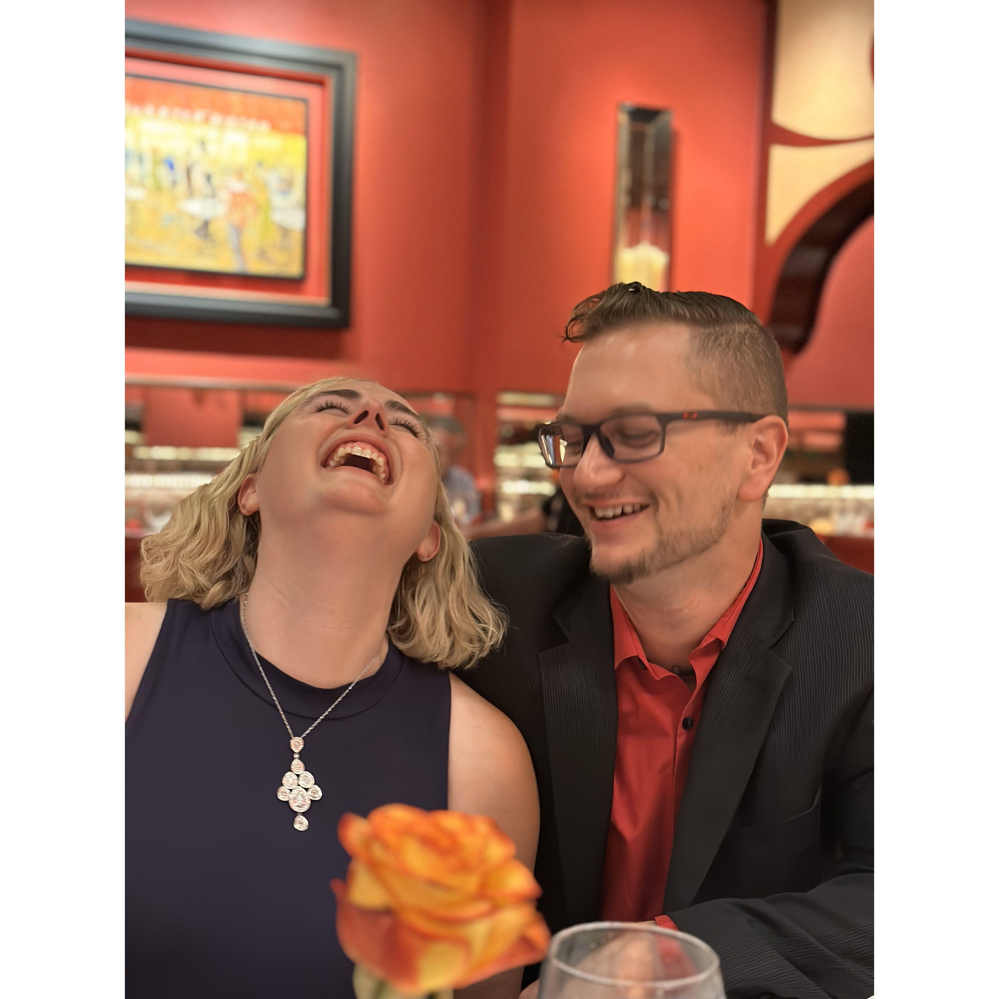 Gabby took a bunch of candid photo's of us this day. I love how much we laughed.