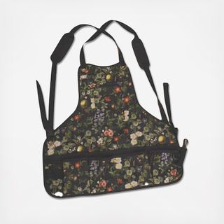 Midnight Bloom Garden Apron