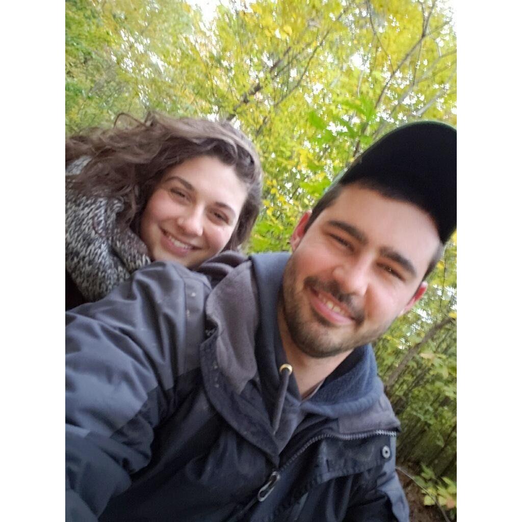 When Alyssa first started quadding, 7 years later she still let's him drive.