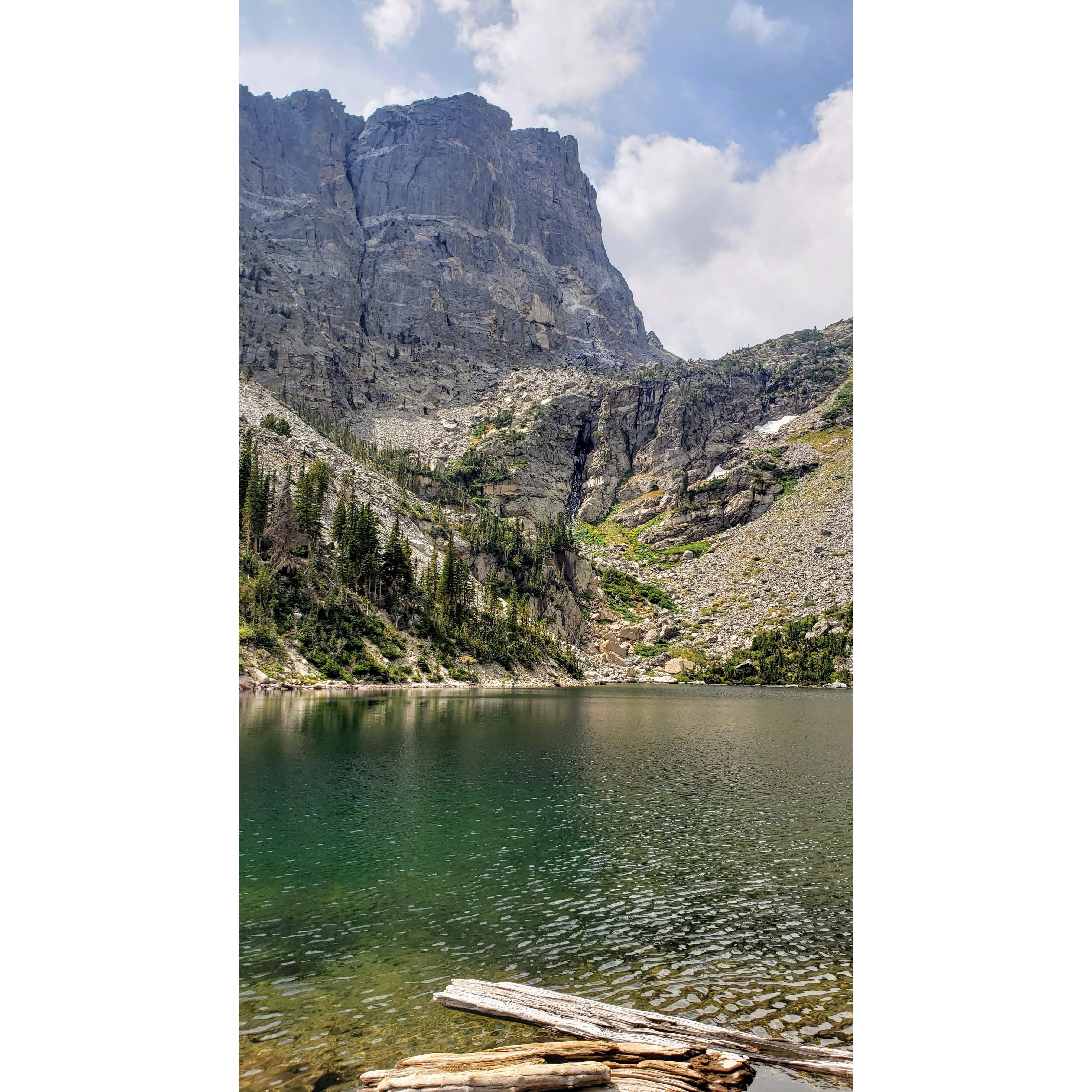 Emerald Lake - a beautiful end to a beautiful hike! (Estes Park)