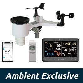 Ambient Weather WS-2902C Smart Weather Station with WiFi Remote Monitoring and Alerts & Thermo Hygrometer