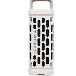 Turtlebox Ranger: Loud! Outdoor Portable Bluetooth 5.4 Speaker | Rugged, Waterproof, Ultra-Portable | Plays to 105db, Deep Bass, Shockproof, Unlimited Pairing for Full Stereo Experience, Ivory