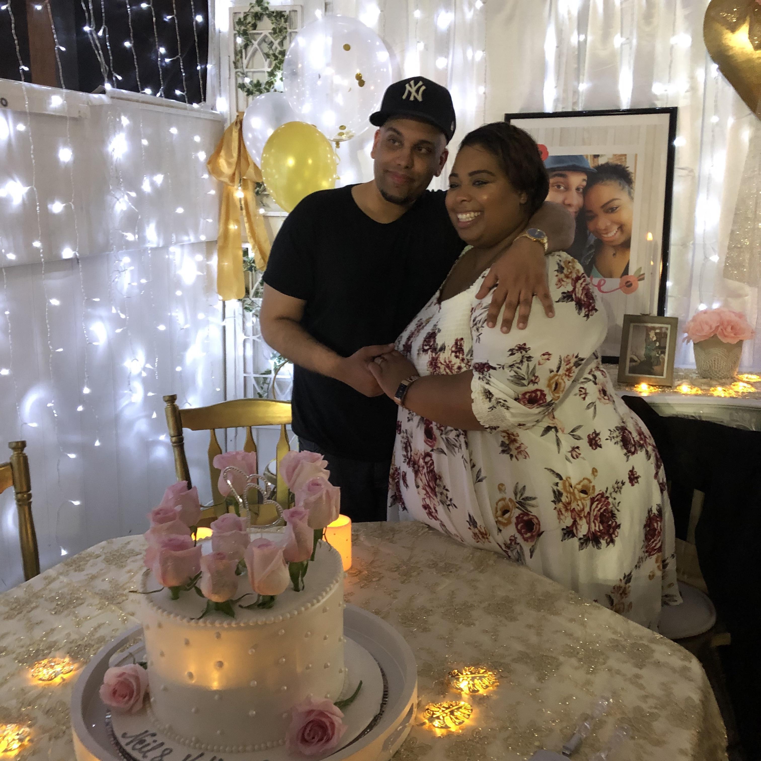 We were so overjoyed and filled with love at our engagement party.