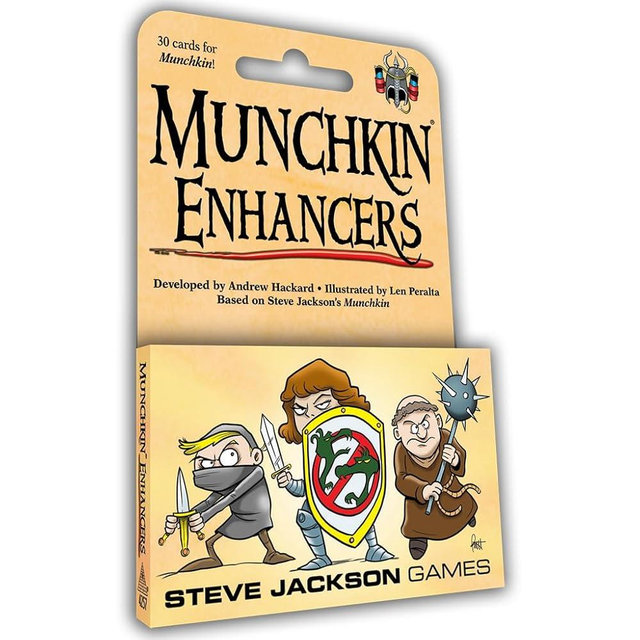 Steve Jackson Games Munchkin Enhancers Card Game (Mini-Expansion) | 30 Cards | Adult, Kids, & Family Game | Fantasy Adventure Roleplaying Game | Ages 10+ | 3-6 Players | Avg Play Time 120 Min | from