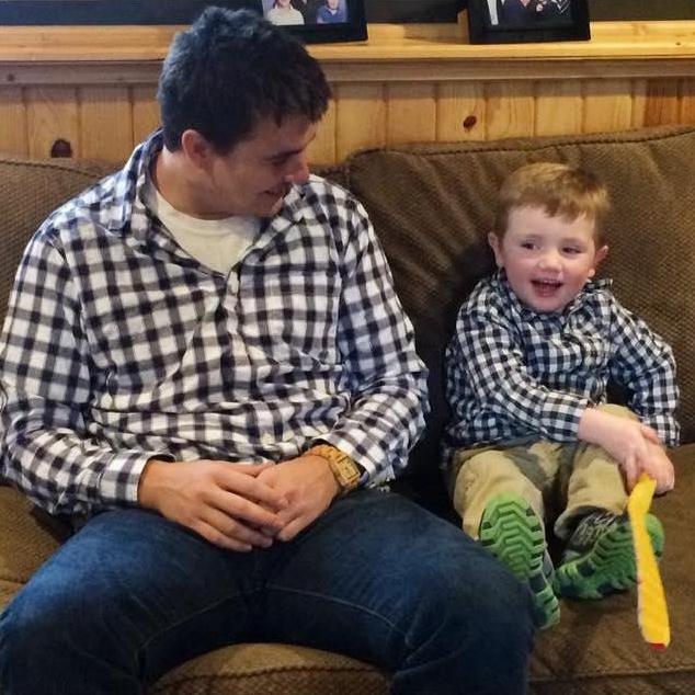 Corey and Jack, our nephew and Ring Bearer!