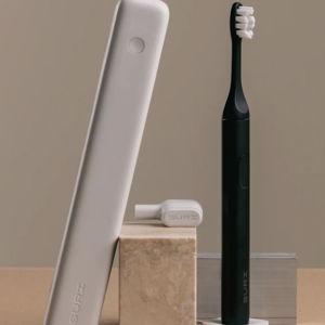 SURI 2.0 Electric Toothbrush with UV Case in Midnight Black color