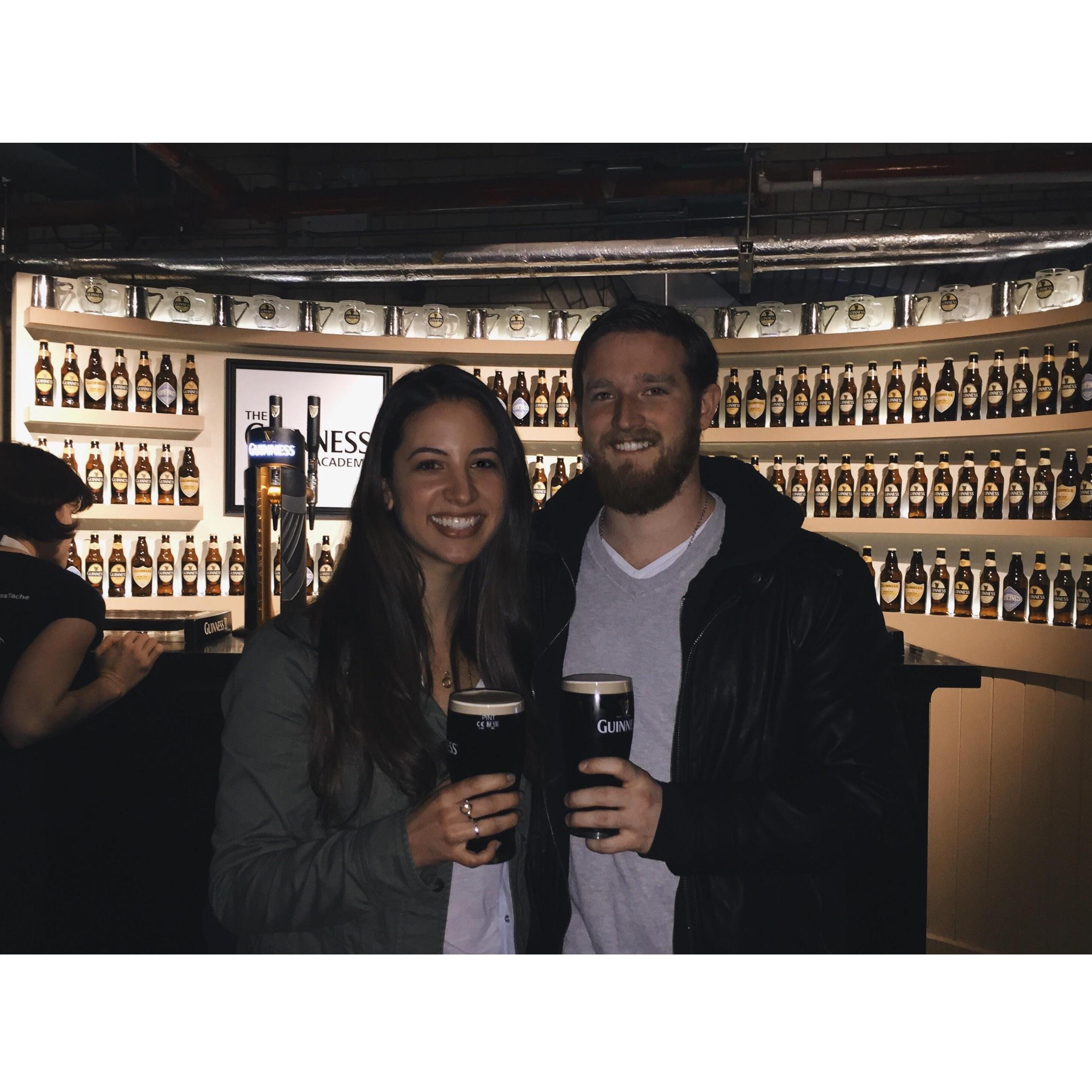 Dublin, Ireland. Christian fit in perfectly and even got asked for directions!