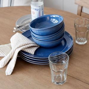 Cambria Handcrafted Stoneware Soup Bowls Ocean Blue