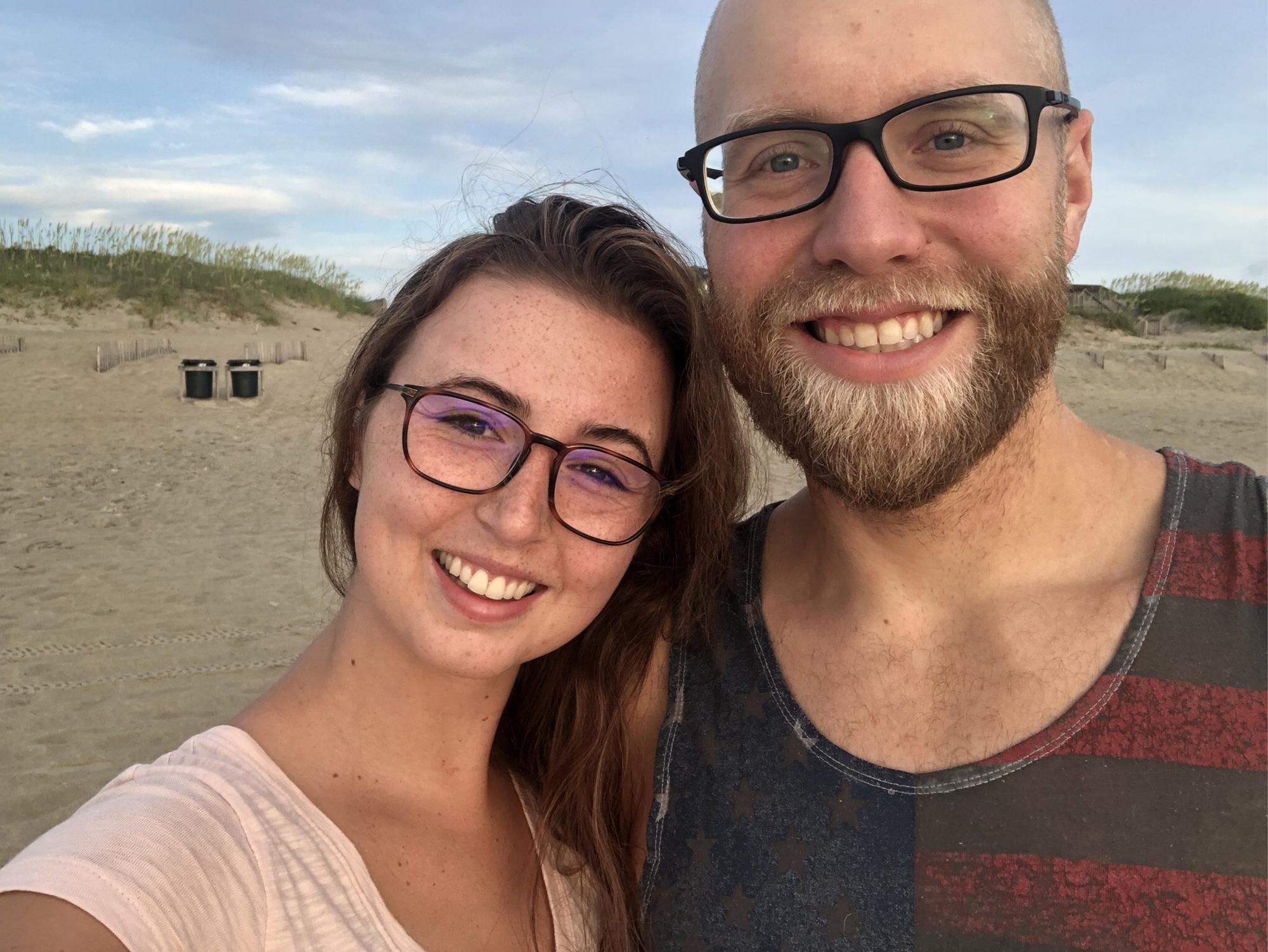 Celebrating Kelsey’s birthday at the beach!