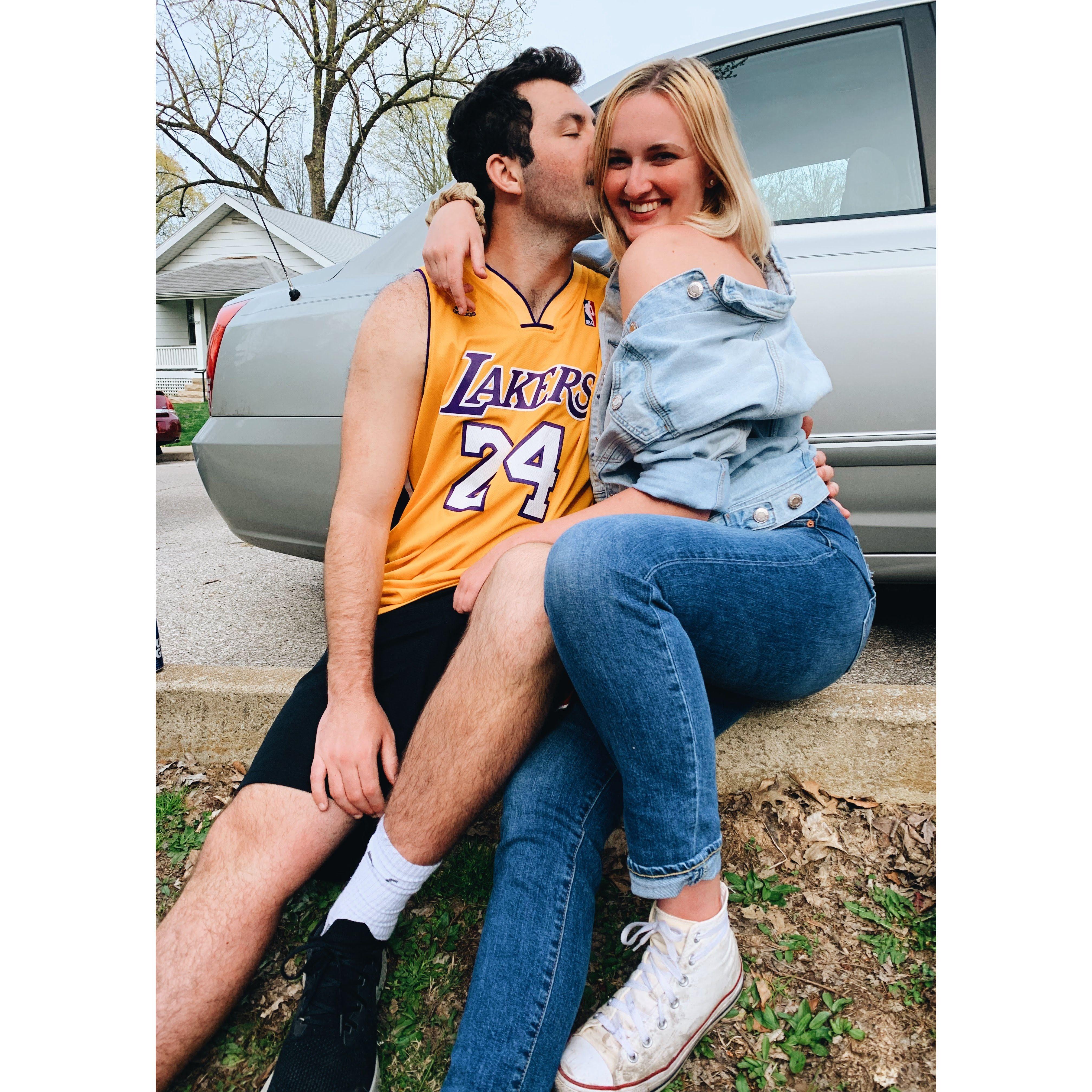 Celebrating our last Little 500 weekend as IU students.