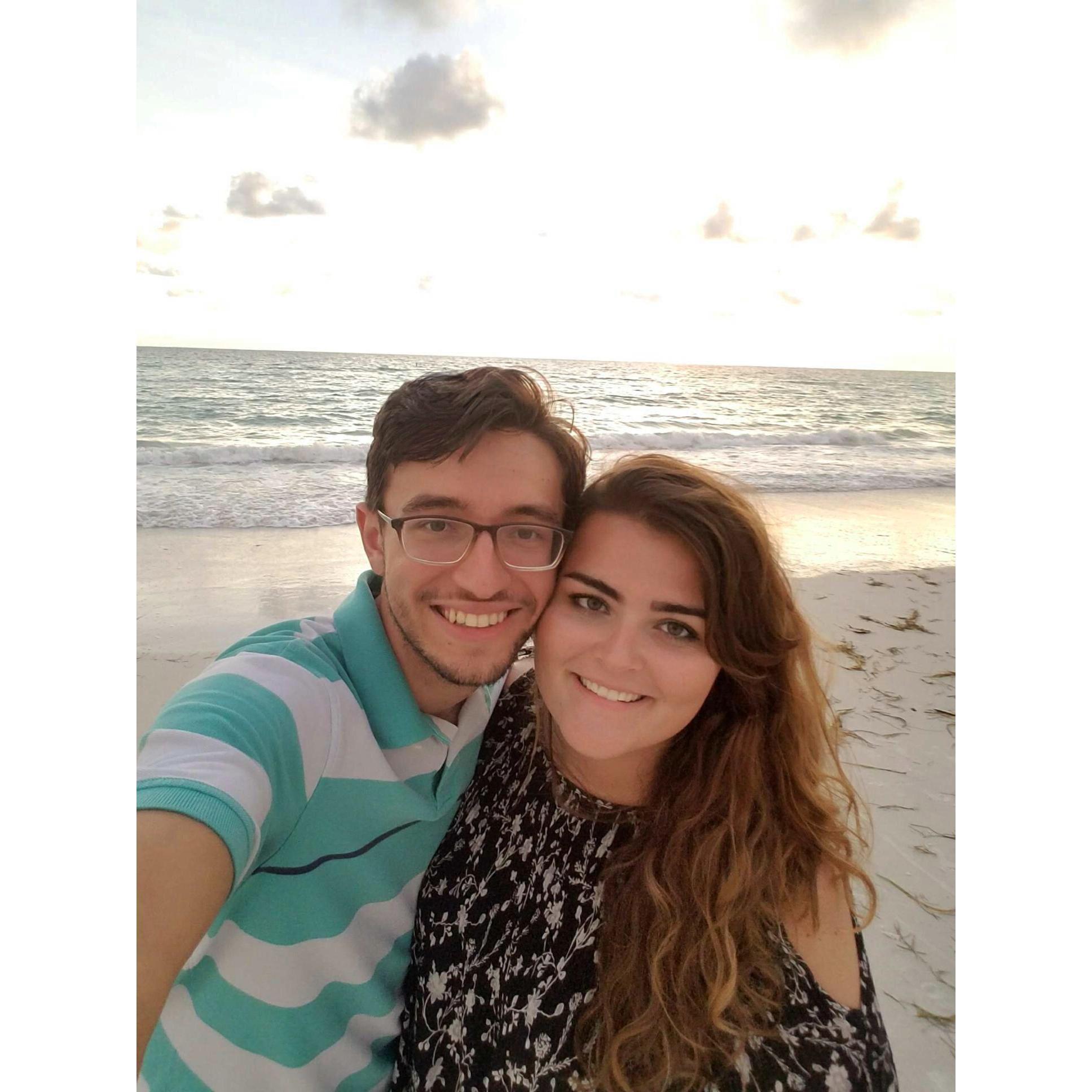 Adam's 21st birthday, Anna Maria Island, FL, August 2017