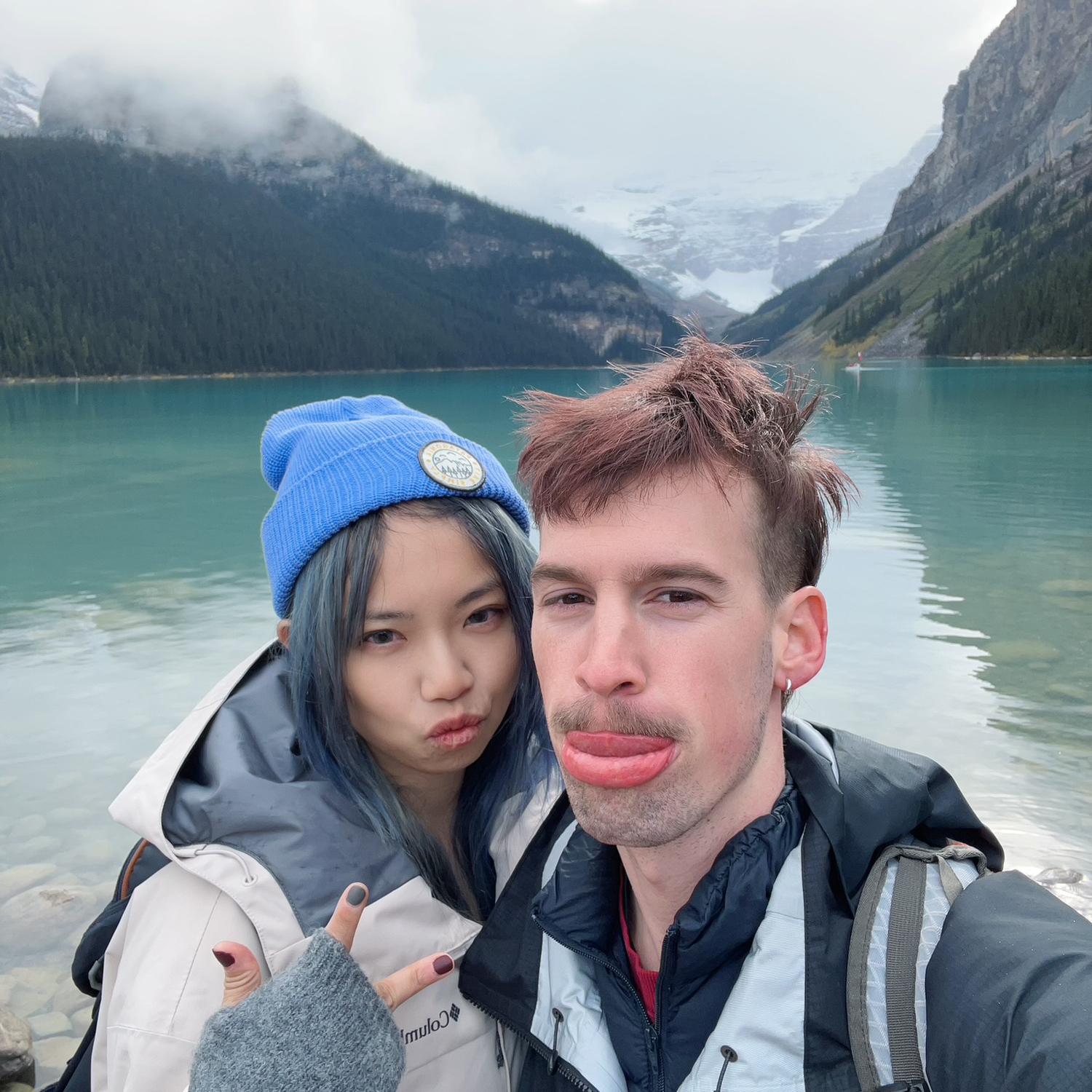 cool kids at Banff National Park