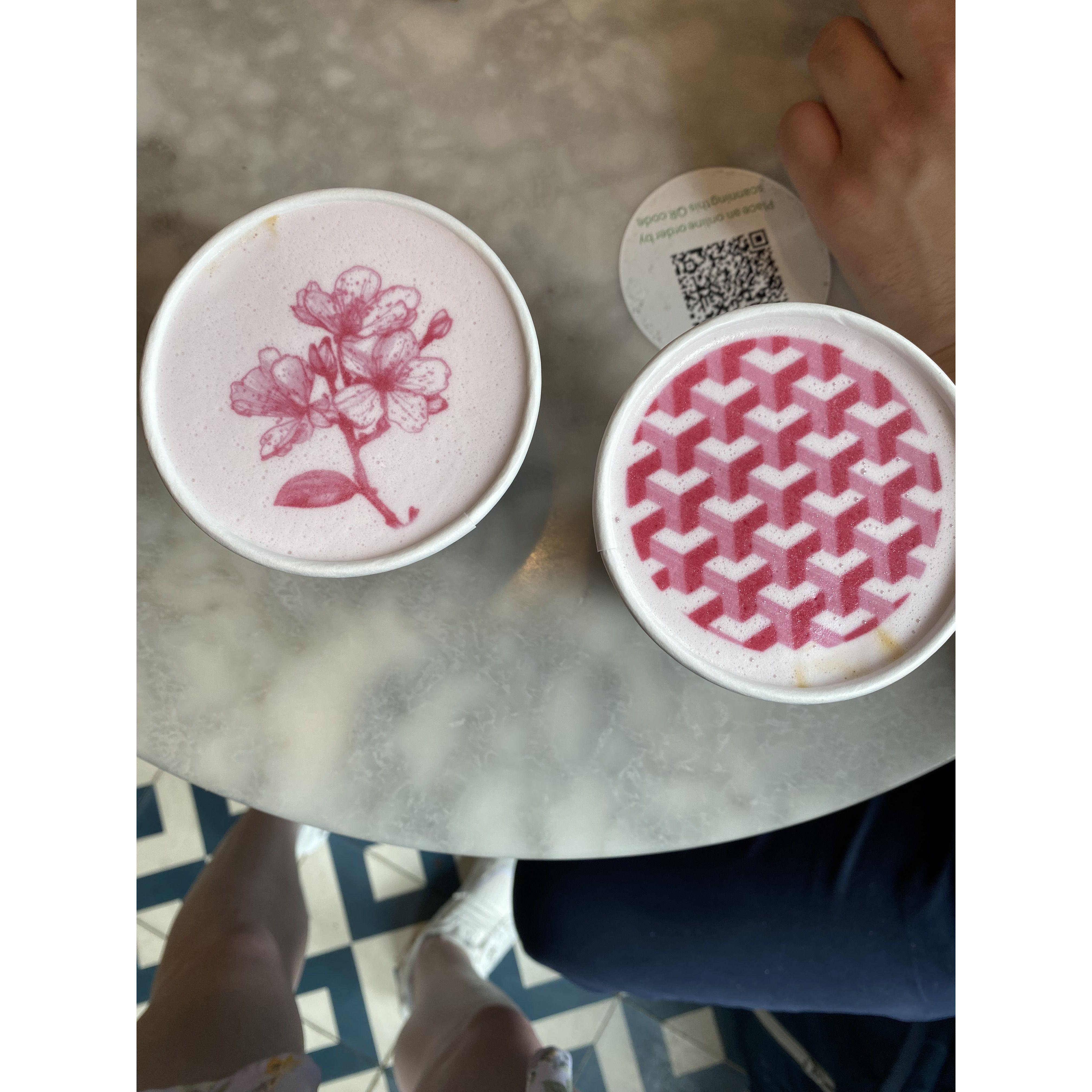 Coffee at Cafe Georgetown a few hours before Josh proposed 💕