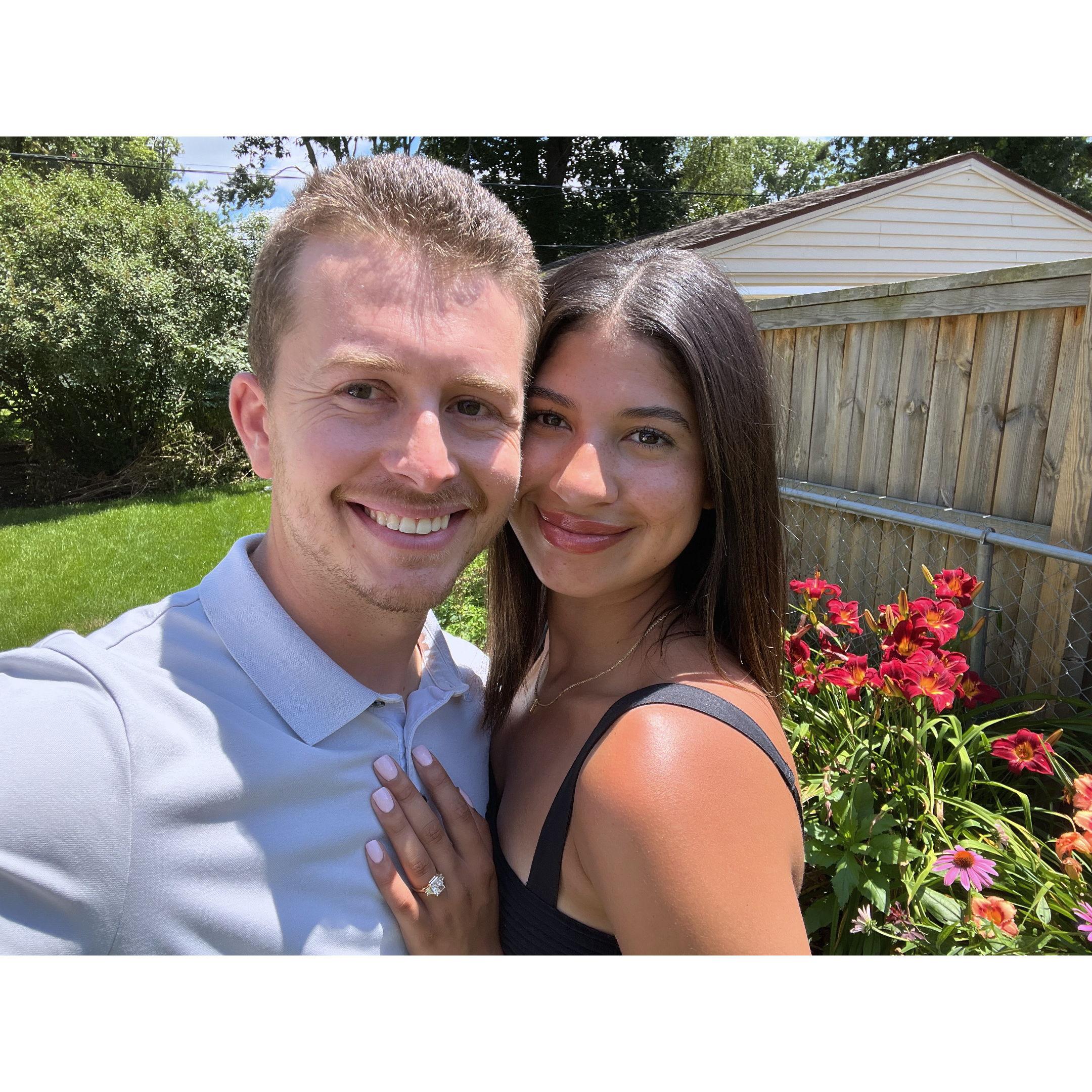 July 15, 2024- The day we got engaged!