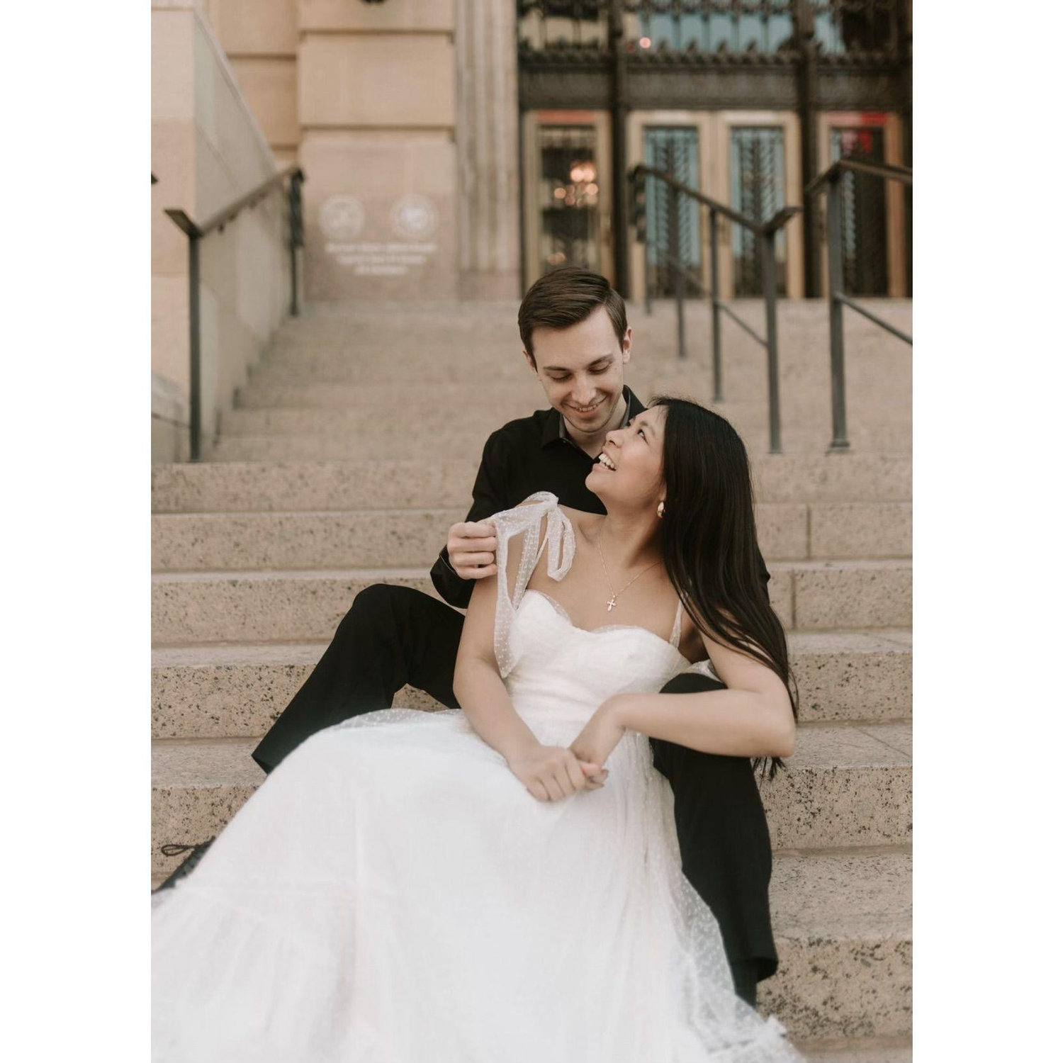 Our engagement photos with our wedding photographer!